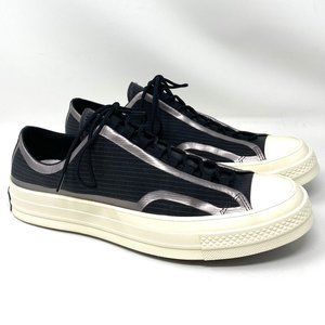 Converse Shoes Mens Size 170768C CHUCK 70 TAPE SEAM OX Black Canvas Low Sneakers